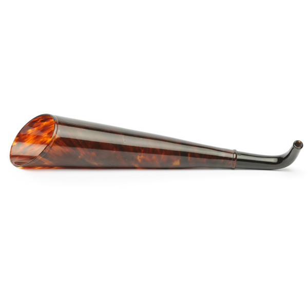 picture shows one piece ear trumpet @ EarTrumpets.com