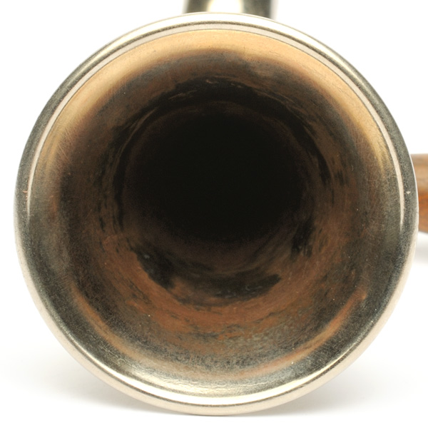 picture shows one piece ear trumpet @ EarTrumpets.com