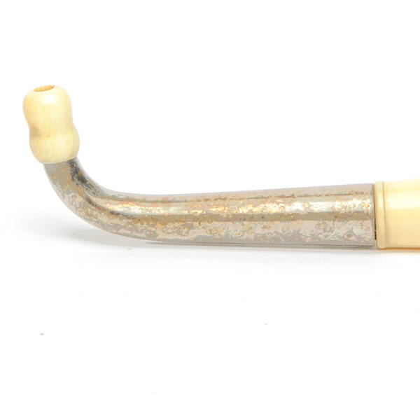 picture shows one piece ear trumpet @ EarTrumpets.com