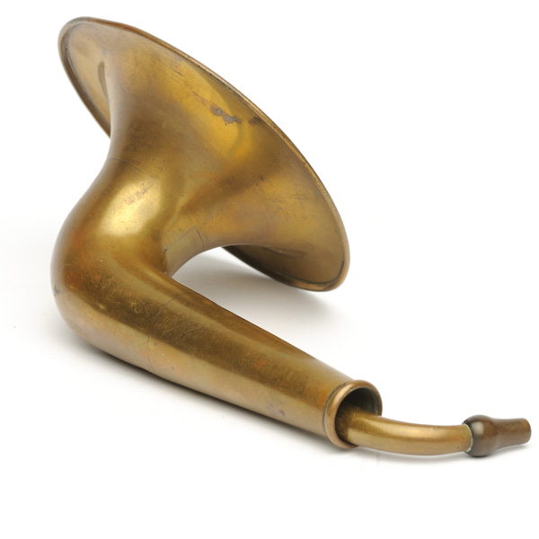 picture shows telescopic 2 pc ear trumpet @ EarTrumpets.com