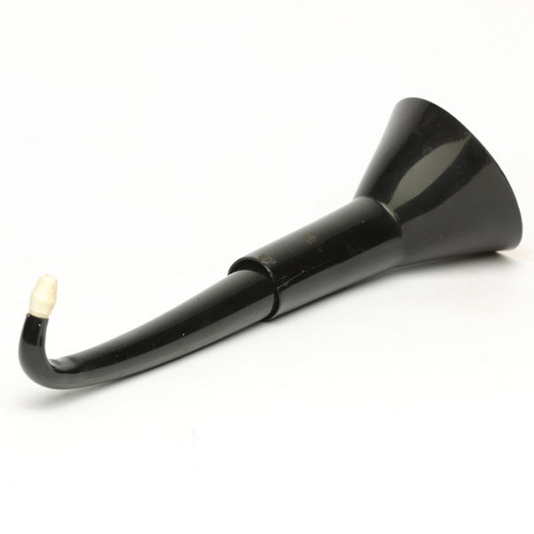picture shows telescopic 2 pc ear trumpet @ EarTrumpets.com