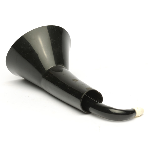 picture shows telescopic 2 pc ear trumpet @ EarTrumpets.com