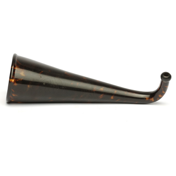 picture shows one piece ear trumpet @ EarTrumpets.com