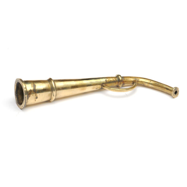 picture shows one piece ear trumpet @ EarTrumpets.com