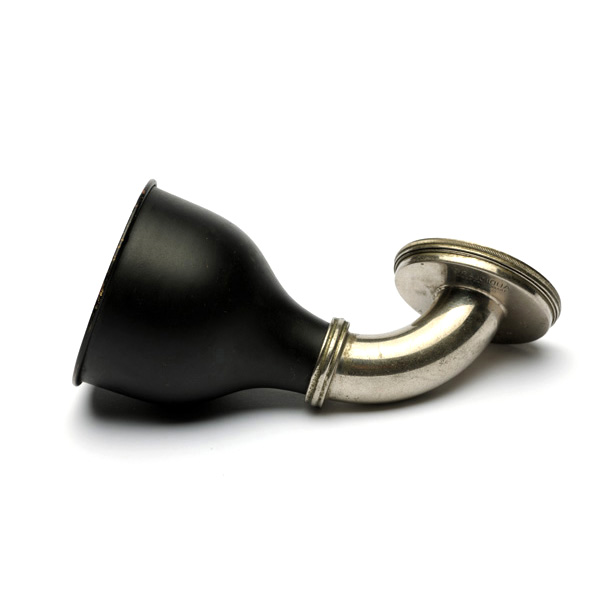 picture shows diaphragm ear trumpet @ EarTrumpets.com