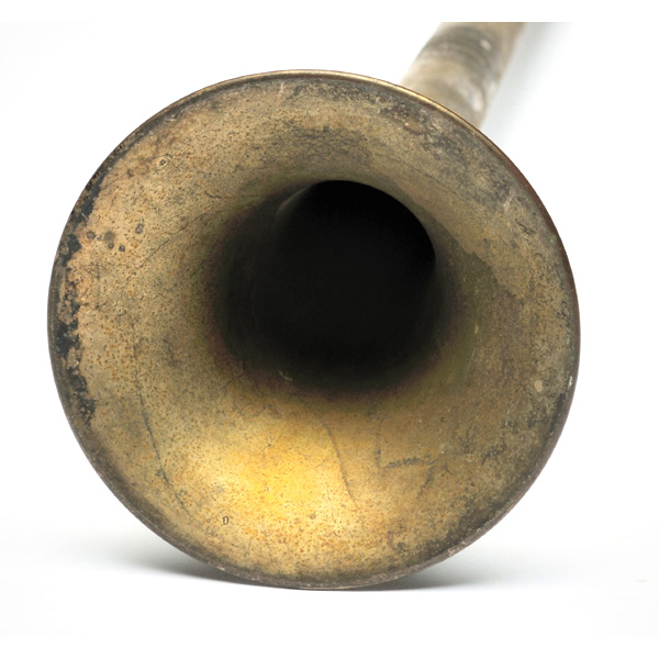 picture shows one piece ear trumpet @ EarTrumpets.com