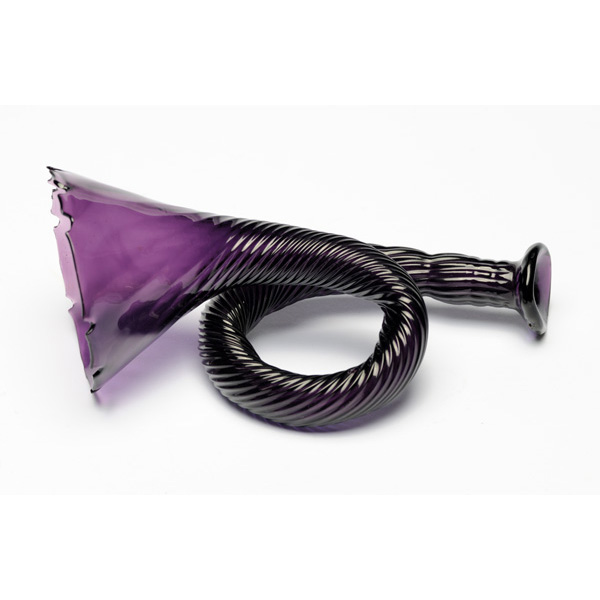 picture shows bugle ear trumpet @ EarTrumpets.com