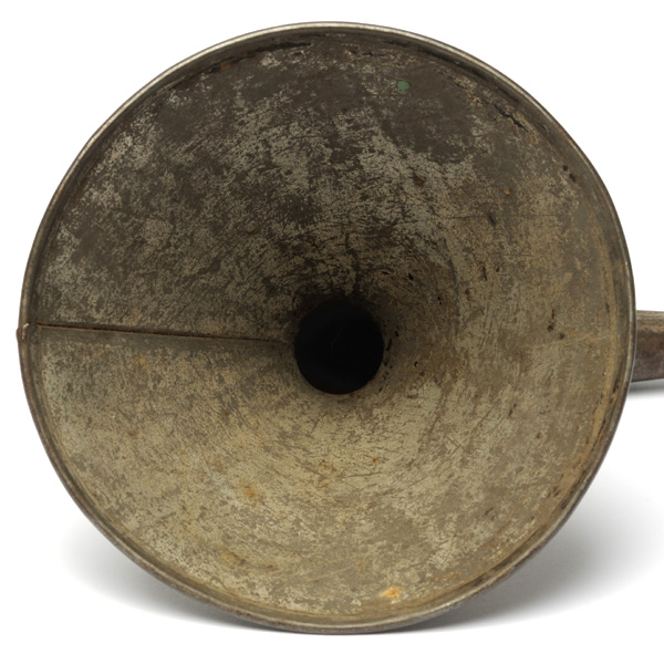picture shows home-made ear trumpet @ EarTrumpets.com
