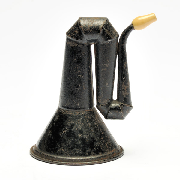 picture shows folded ear trumpet @ EarTrumpets.com