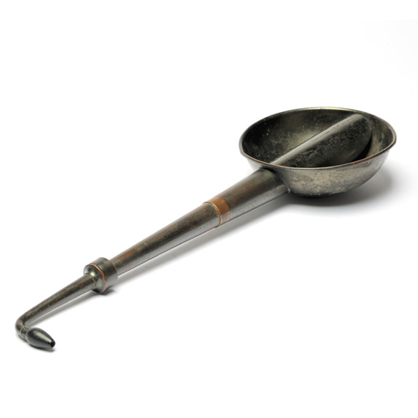 picture shows banjo ear trumpet @ EarTrumpets.com