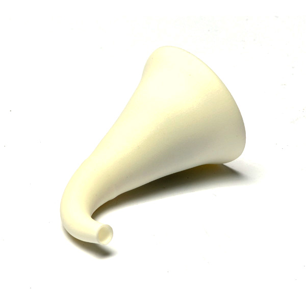 picture shows digitally printed ear trumpet @ EarTrumpets.com