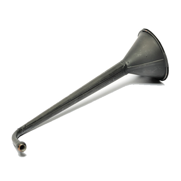 picture shows one piece ear trumpet @ EarTrumpets.com