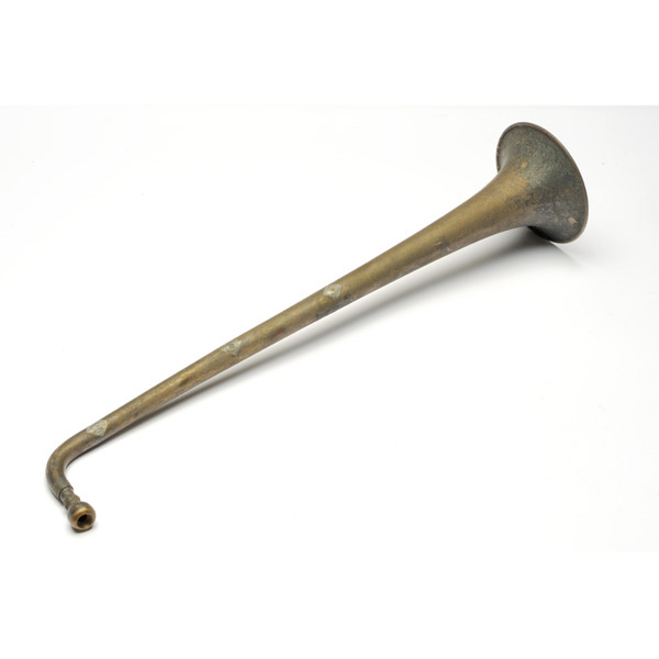 picture shows one piece ear trumpet @ EarTrumpets.com