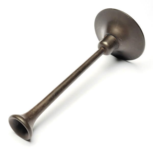 picture shows stethoscope ear trumpet @ EarTrumpets.com