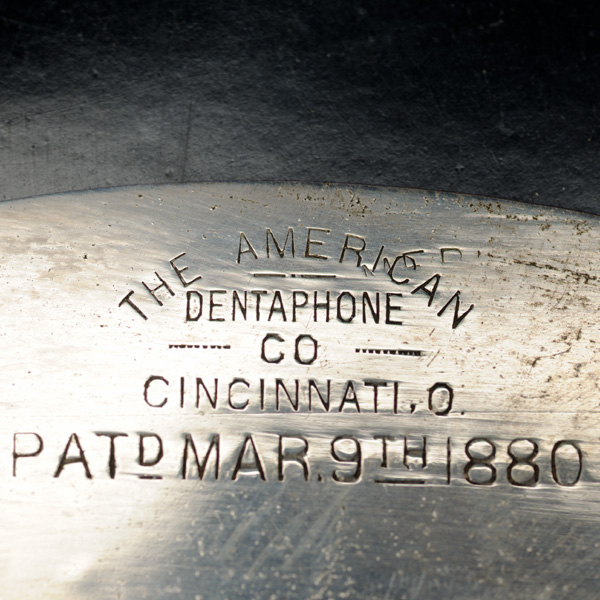 picture shows dentaphone ear trumpet @ EarTrumpets.com