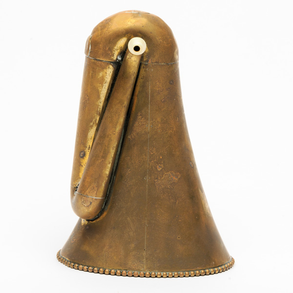 picture shows folded ear trumpet @ EarTrumpets.com