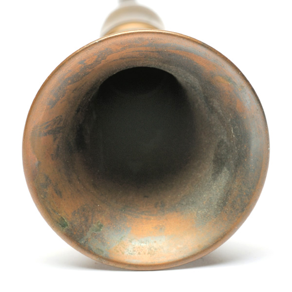 picture shows con tube ear trumpet @ EarTrumpets.com