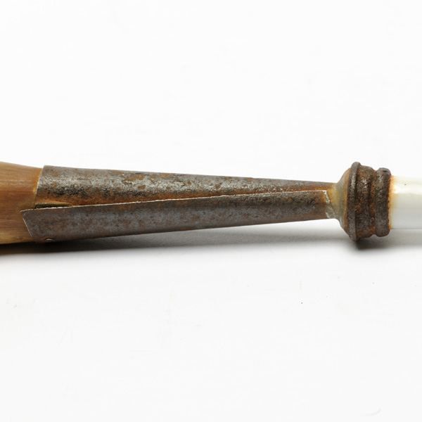 picture shows one piece ear trumpet @ EarTrumpets.com