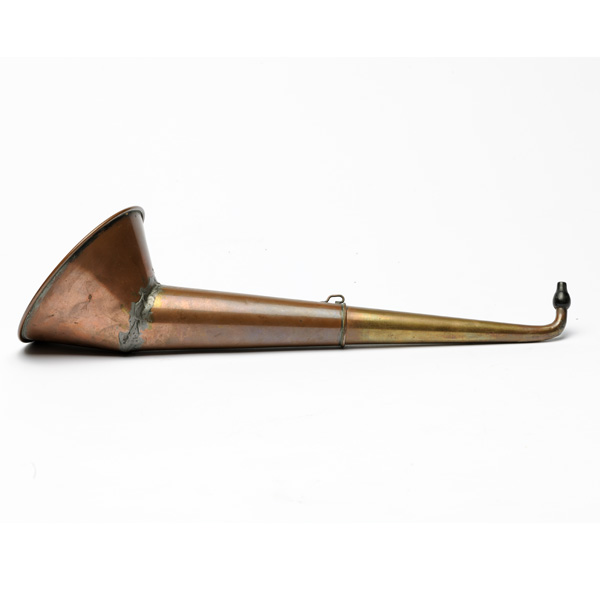 picture shows telescopic 2 pc ear trumpet @ EarTrumpets.com