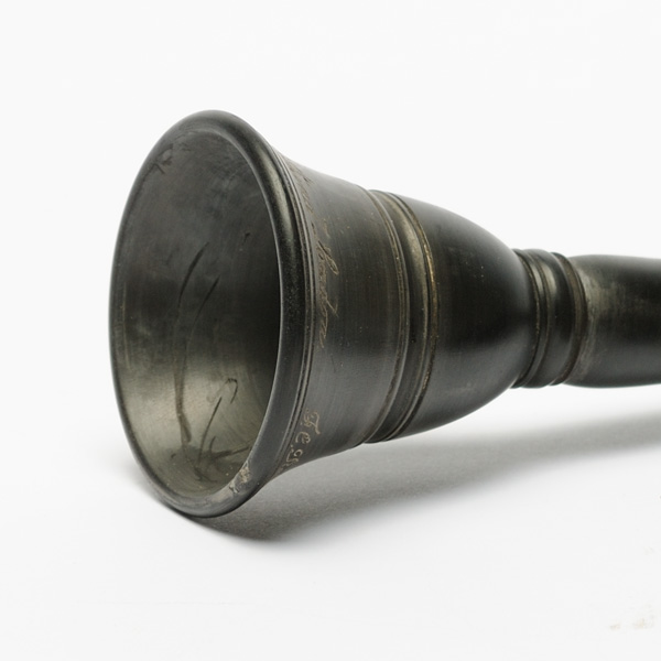 picture shows con tube ear trumpet @ EarTrumpets.com