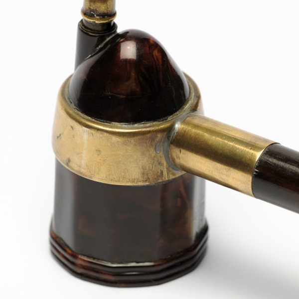 picture shows walking stick ear trumpet @ EarTrumpets.com