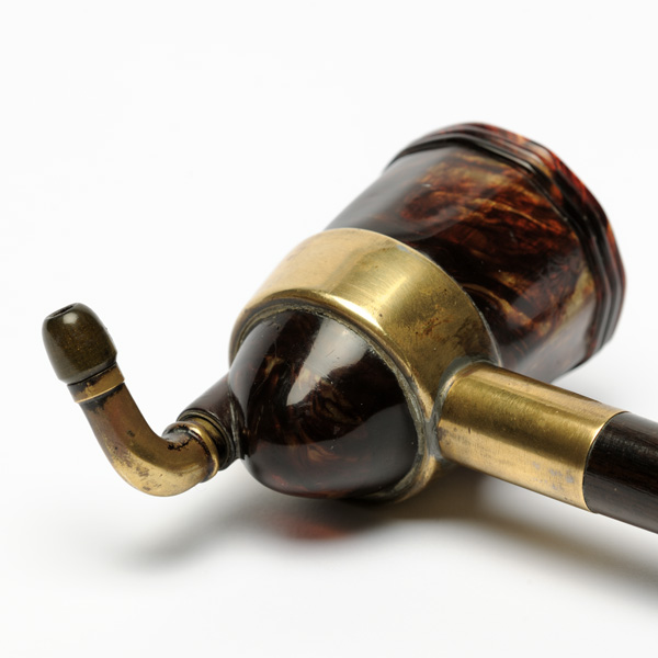picture shows walking stick ear trumpet @ EarTrumpets.com