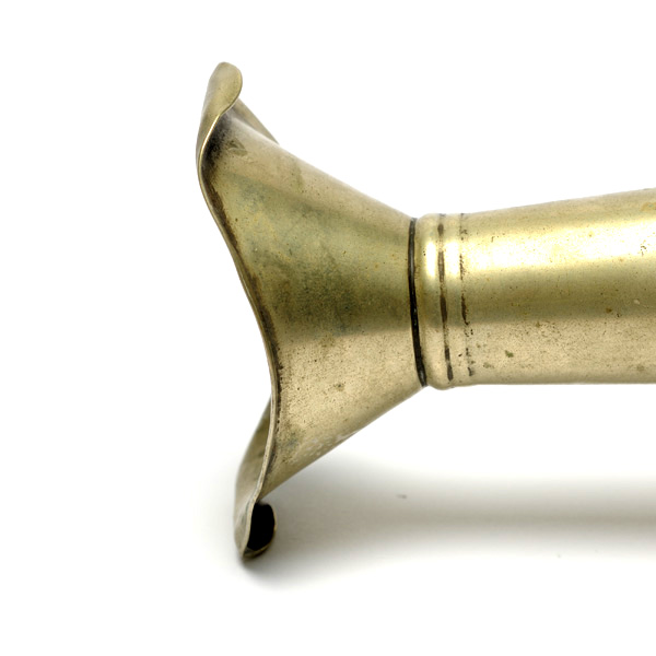picture shows curiosity ear trumpet @ EarTrumpets.com
