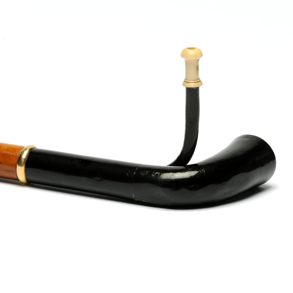 picture shows walking stick ear trumpet @ EarTrumpets.com