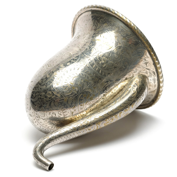 picture shows london dome ear trumpet @ EarTrumpets.com