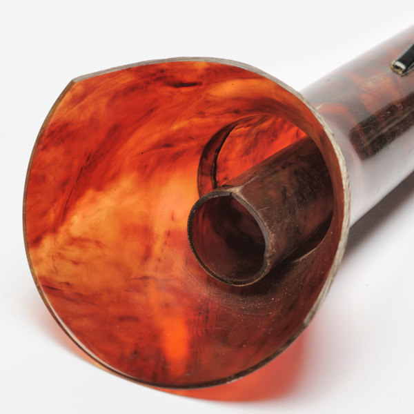 picture shows telescopic 2 pc ear trumpet @ EarTrumpets.com