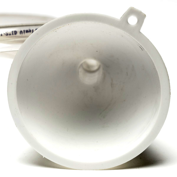 picture shows con tube ear trumpet @ EarTrumpets.com