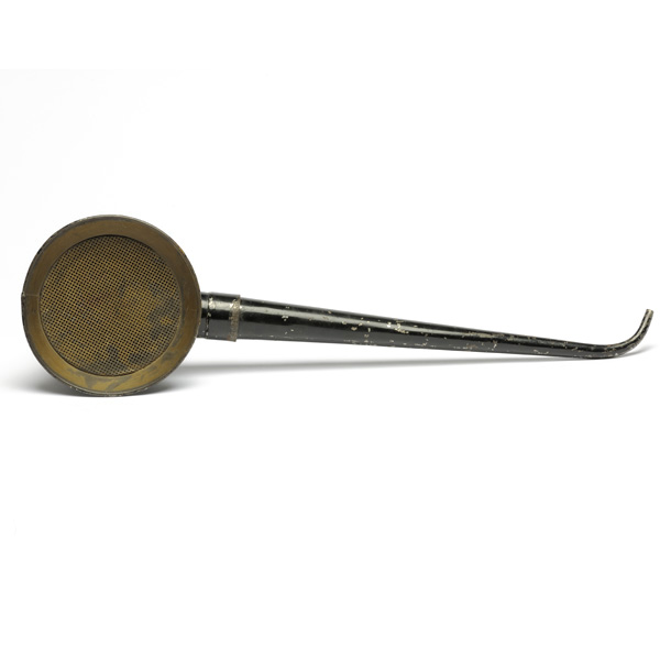 picture shows large dome ear trumpet @ EarTrumpets.com