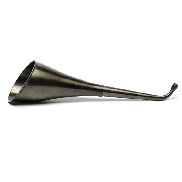 picture shows telescopic 2 pc ear trumpet @ EarTrumpets.com