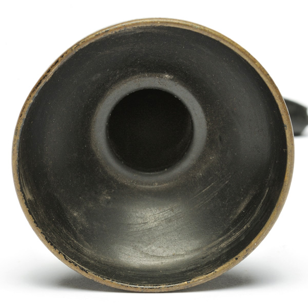 picture shows folded ear trumpet @ EarTrumpets.com