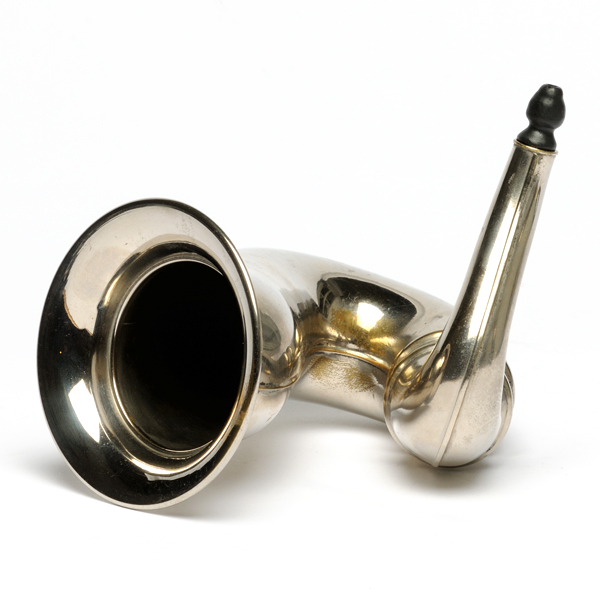 picture shows one piece ear trumpet @ EarTrumpets.com