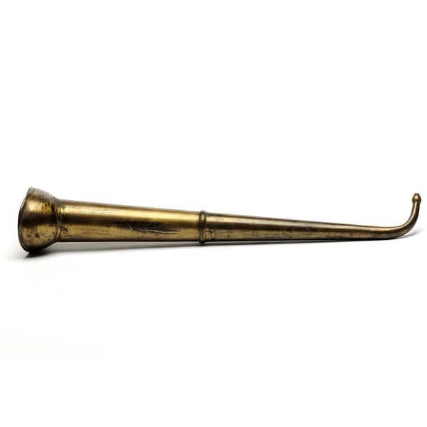picture shows one piece ear trumpet @ EarTrumpets.com