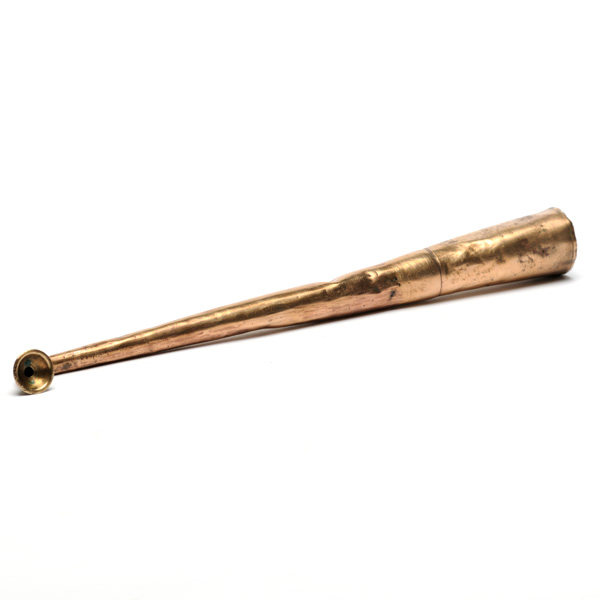 picture shows one piece ear trumpet @ EarTrumpets.com