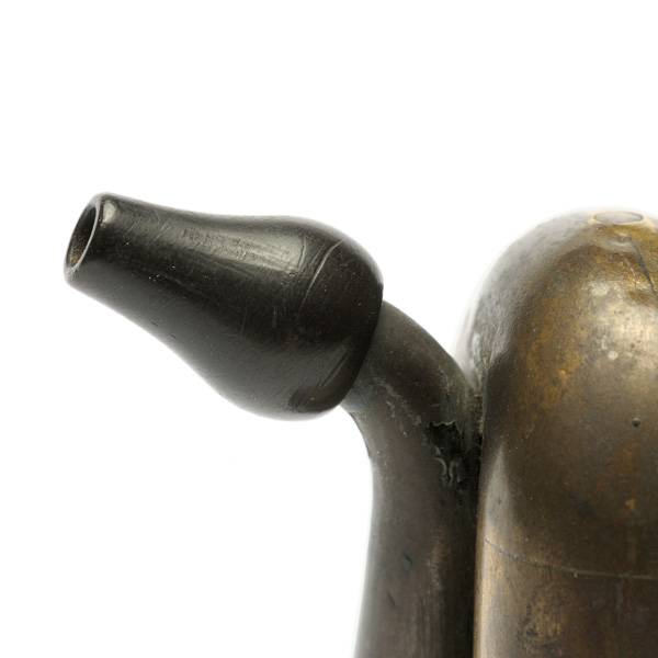 picture shows folded ear trumpet @ EarTrumpets.com
