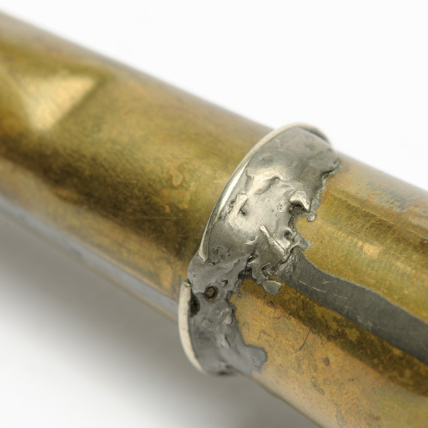 picture shows telescopic 2 pc ear trumpet @ EarTrumpets.com