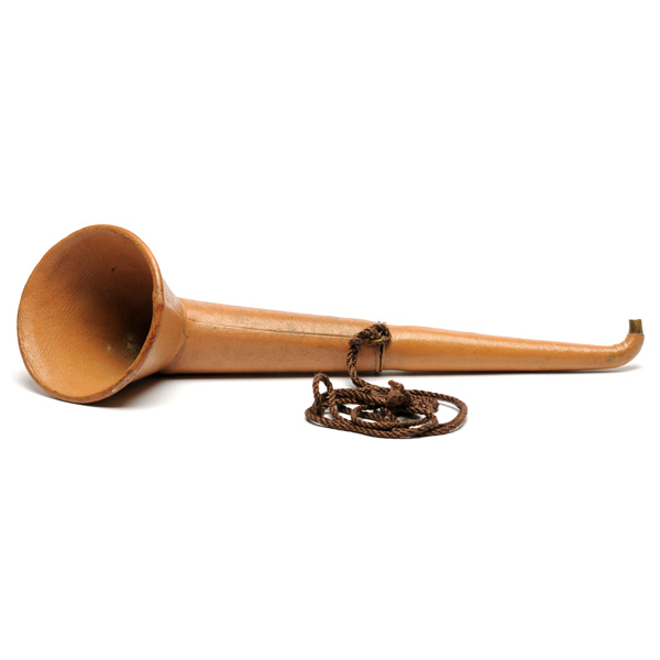 picture shows one piece ear trumpet @ EarTrumpets.com
