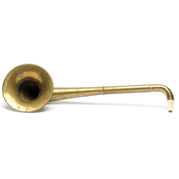 picture shows one piece ear trumpet @ EarTrumpets.com