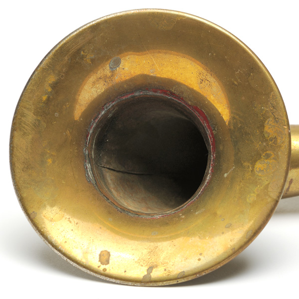 picture shows one piece ear trumpet @ EarTrumpets.com