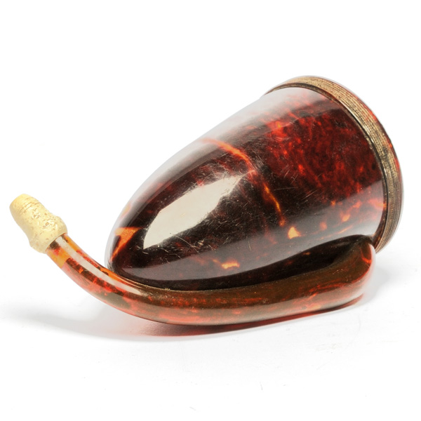 picture shows london dome ear trumpet @ EarTrumpets.com