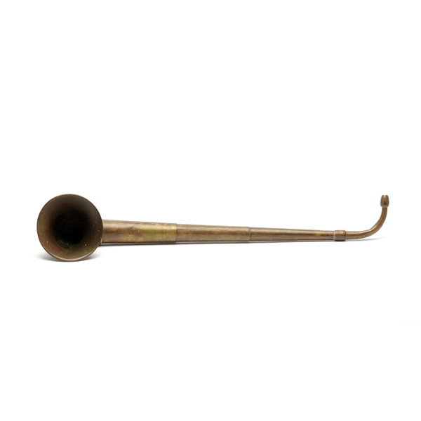 picture shows telescopic 2 pc ear trumpet @ EarTrumpets.com
