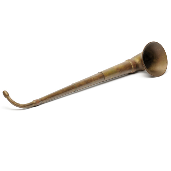 picture shows telescopic 2 pc ear trumpet @ EarTrumpets.com
