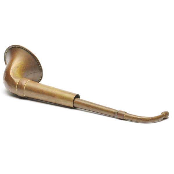 picture shows telescopic 2 pc ear trumpet @ EarTrumpets.com