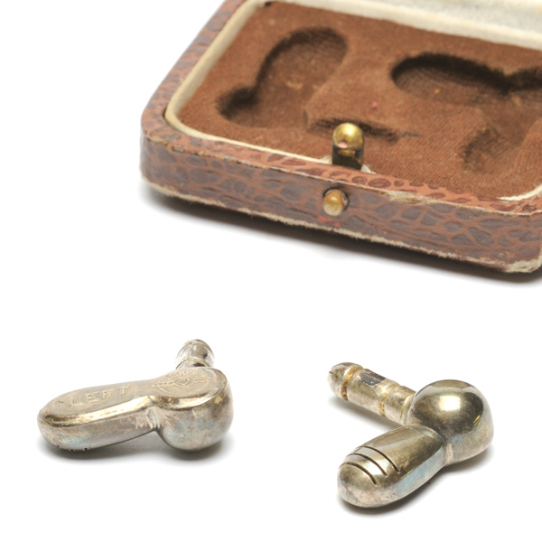 picture shows ear tube ear trumpet @ EarTrumpets.com