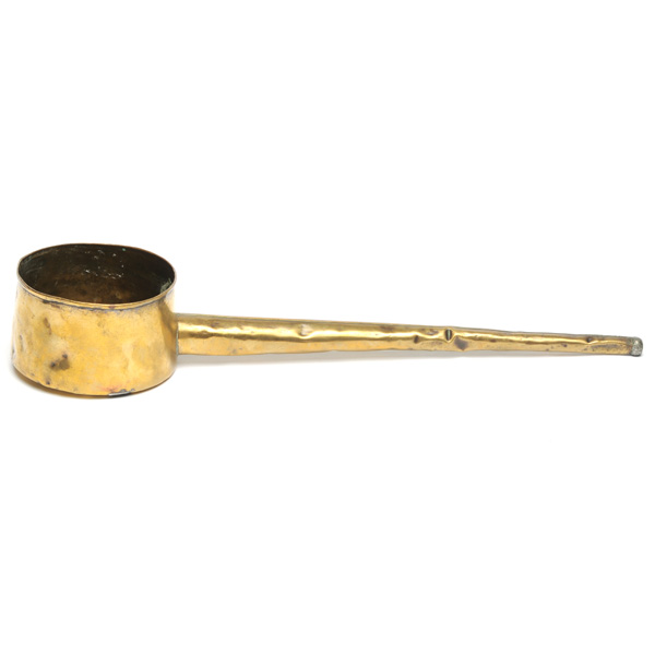 picture shows ladle ear trumpet @ EarTrumpets.com