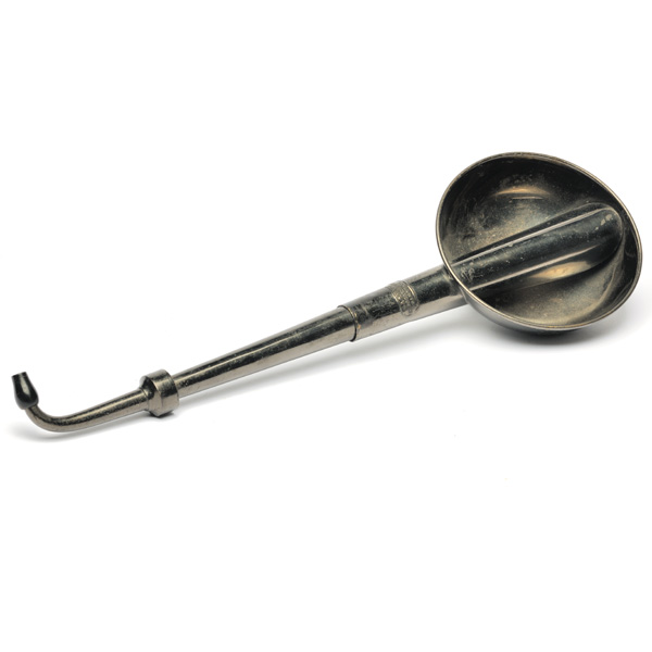 picture shows banjo ear trumpet @ EarTrumpets.com