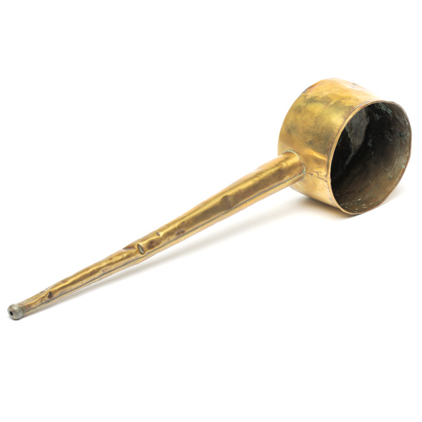 picture shows ladle ear trumpet @ EarTrumpets.com